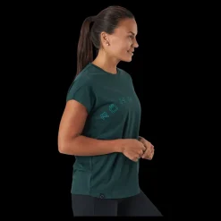Röhnisch Clara Loose Tee Scarab Grön Hot