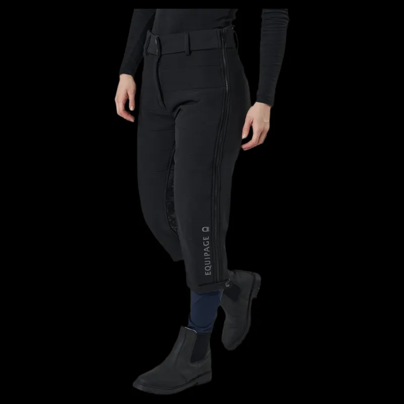 Equipage Clash II F/G Padded Breeches Black Svart Clearance