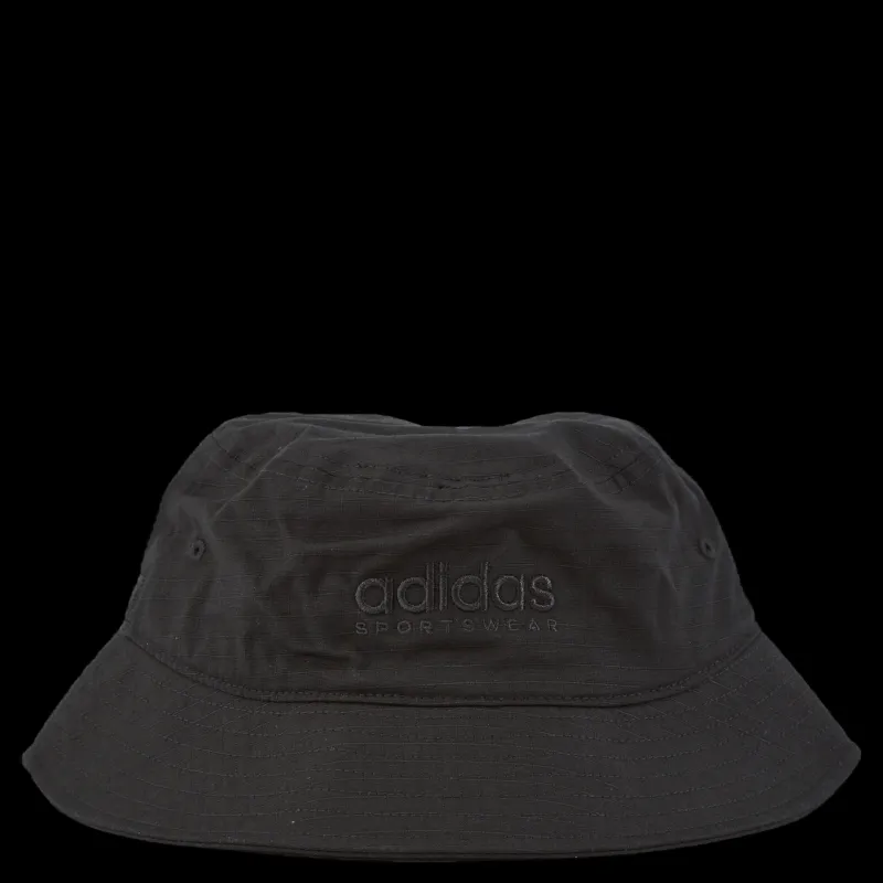 New adidas Classic Cotton Bucket Hat Black Svart
