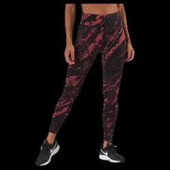 Casall Classic Printed 7/8 Tights Pink Rosa Hot