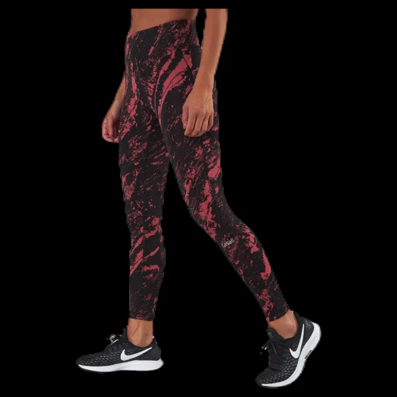 Casall Classic Printed 7/8 Tights Pink Rosa Hot