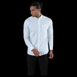 Clearance Jack & Jones Classic Soft Oxford Shirt L/S White Vit