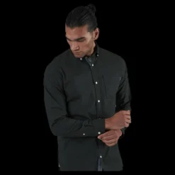 Jack & Jones Classic Soft Oxford Shirt L/S Black Svart