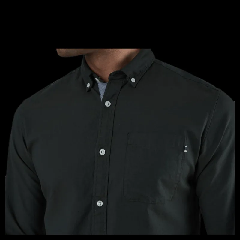 Jack & Jones Classic Soft Oxford Shirt L/S Black Svart