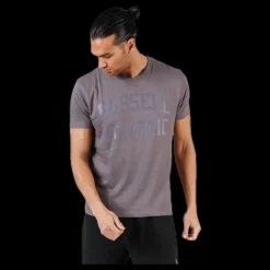 Discount Russell Athletic Classic S/S Tee Purple Lila