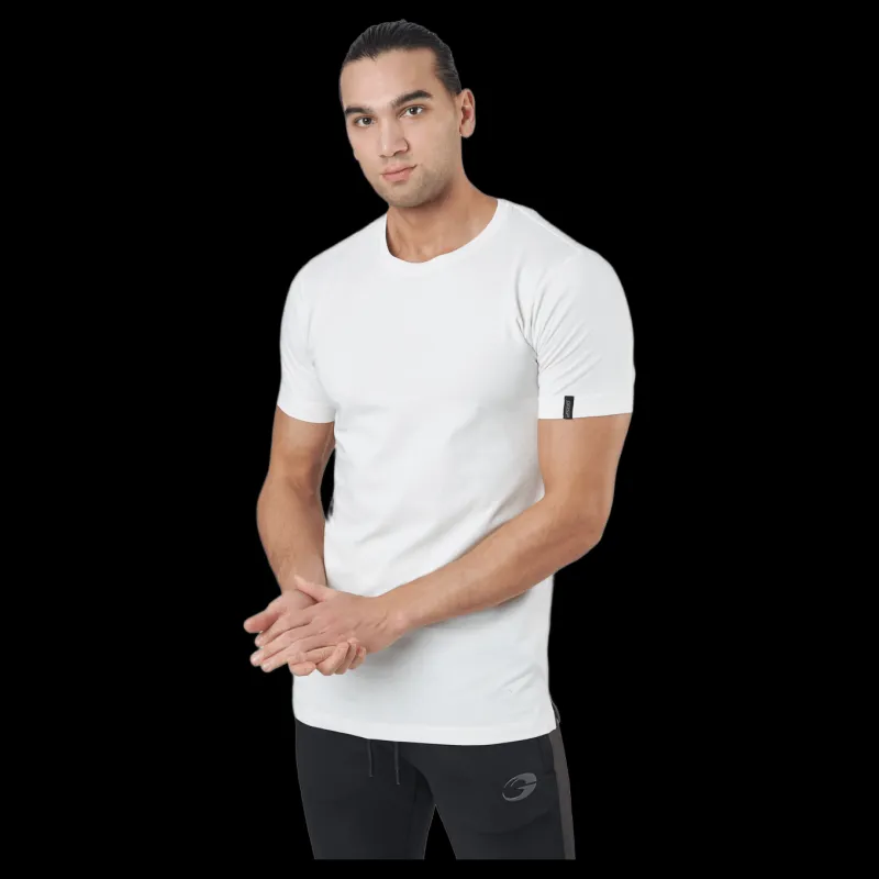 GASP Classic Tapered Tee Off White Vit Hot