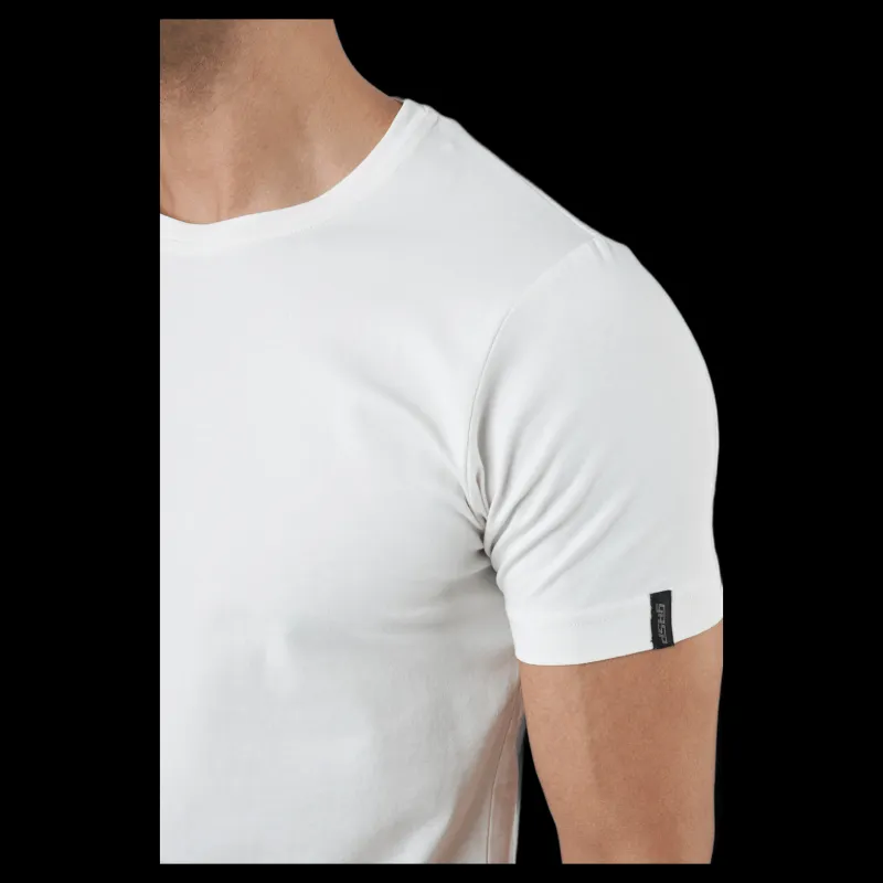 GASP Classic Tapered Tee Off White Vit Hot