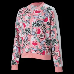 Puma Classics Fruit Jacket G Pink Flerfärgad Outlet