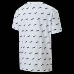 Discount Puma Classics Graphics Tee G White/Black Vit