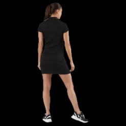 Puma Classics Ribbed Tight Ss Dress Black Svart New