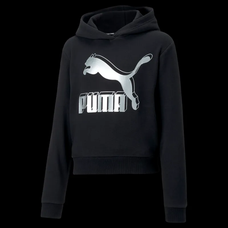 Best Puma Classics T7 Hoody TR G Black/Silver Svart