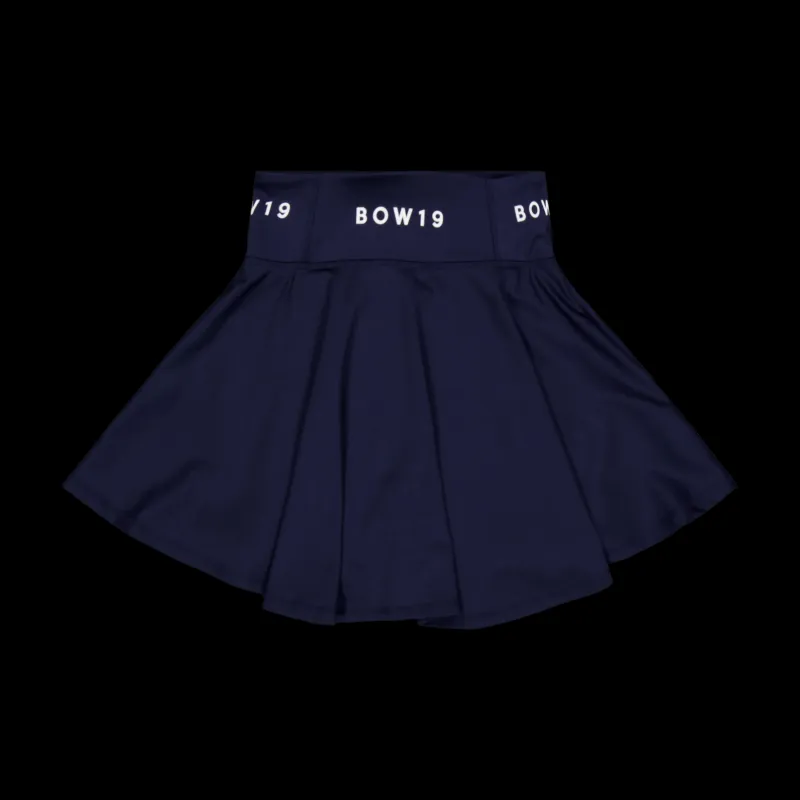 BOW19 Classy Skirt Navy Blå Sale