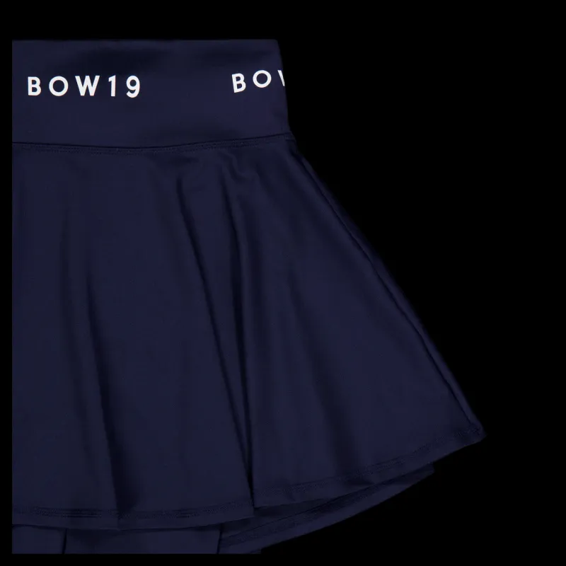 BOW19 Classy Skirt Navy Blå Sale