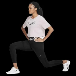 Nike Cln Nvlty Tight 7/8 Black/Silver Svart Online