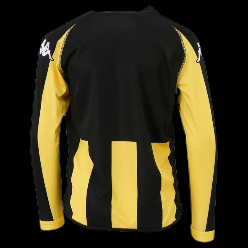 Kappa Clone Shirt L/S Black/Yellow Svart och Gul