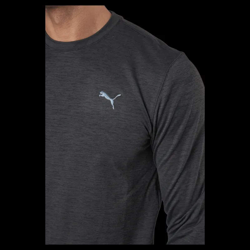 Outlet Puma Golf Cloudspun Crewneck Puma Black Heather Grå