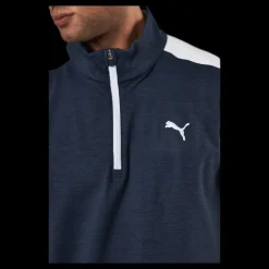 Hot Puma Golf Cloudspun T7 1/4 Zip Blue Blå