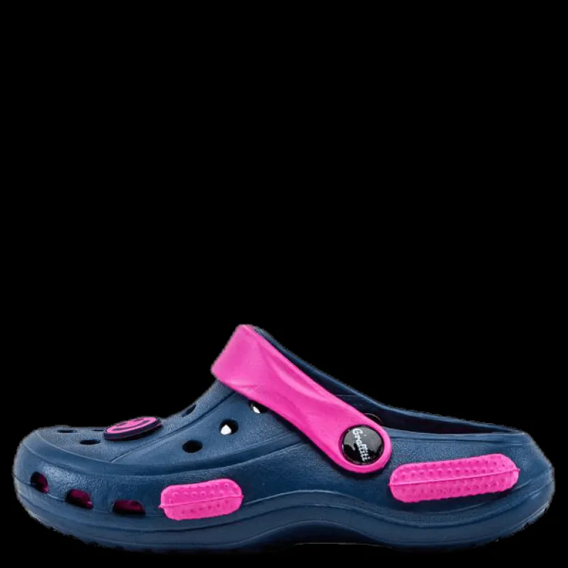 Online Graffiti Cloxie Kids Lightweight Sandal Blue/Pink Blå och Rosa