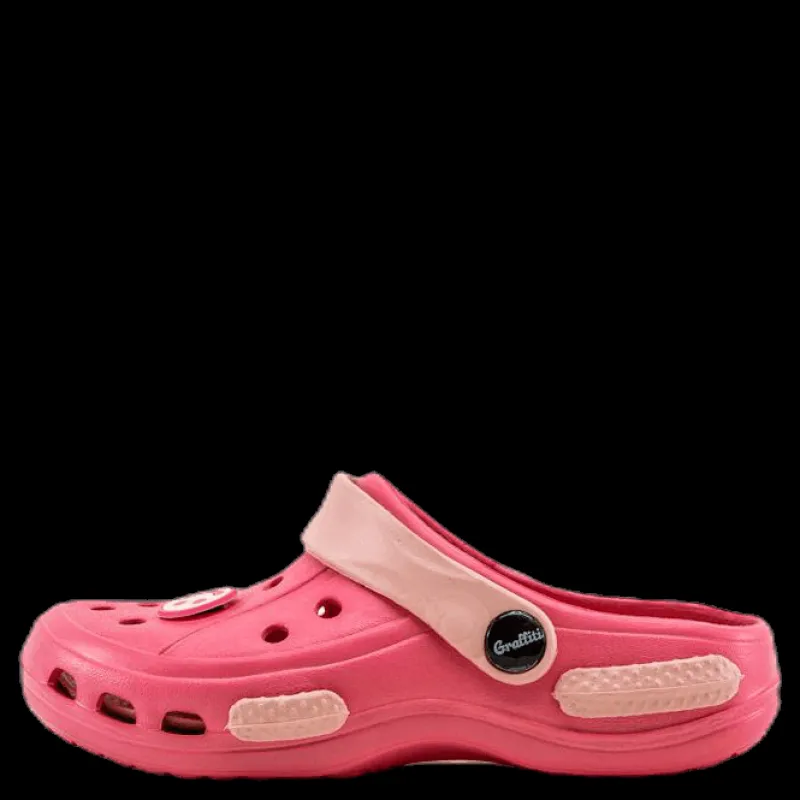 Graffiti Cloxie Kids Lightweight Sandal Pink Rosa Outlet