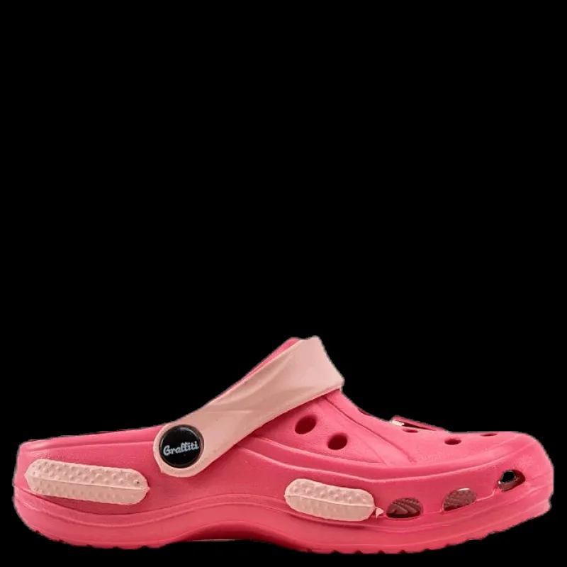 Graffiti Cloxie Kids Lightweight Sandal Pink Rosa Outlet