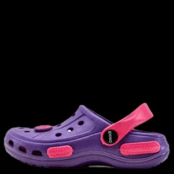Graffiti Cloxie Kids Lightweight Sandal Purple Lila Outlet
