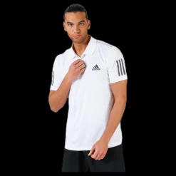 adidas Tennis Club 3 Stripes Polo M White Vit Sale