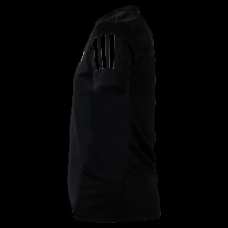 Hot adidas Tennis Club 3 Stripes Tee Youth Black Svart