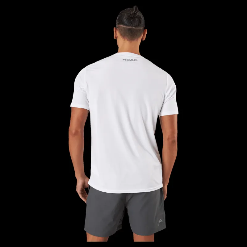 New Head Club 22 Tech T-shirt Men White Vit