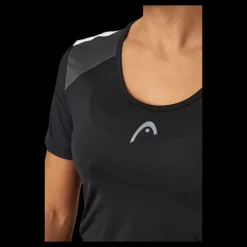 Head Club 22 Tech T-shirt Women Black Svart