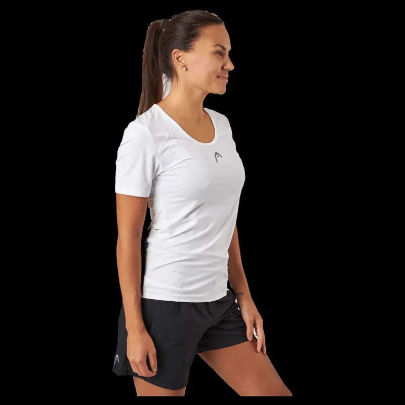 Hot Head Club 22 Tech T-shirt Women White Vit