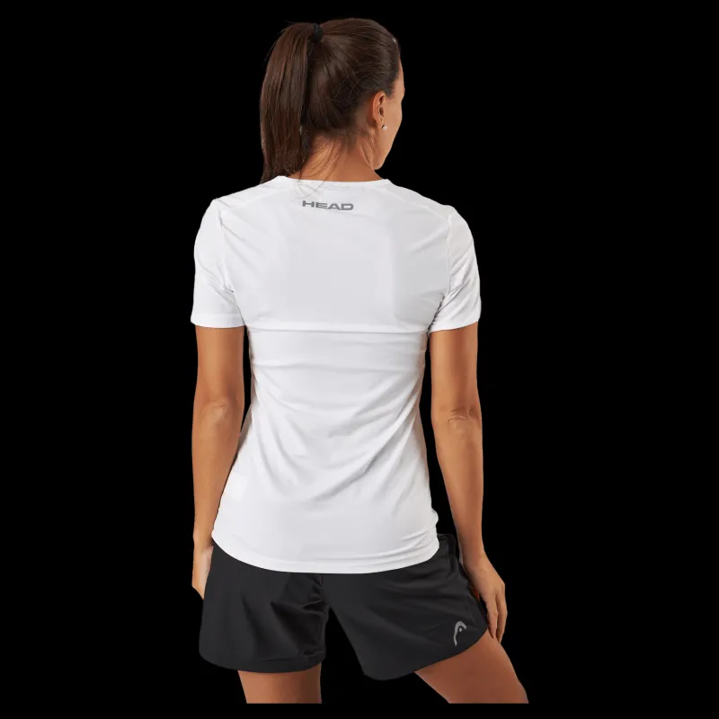 Hot Head Club 22 Tech T-shirt Women White Vit