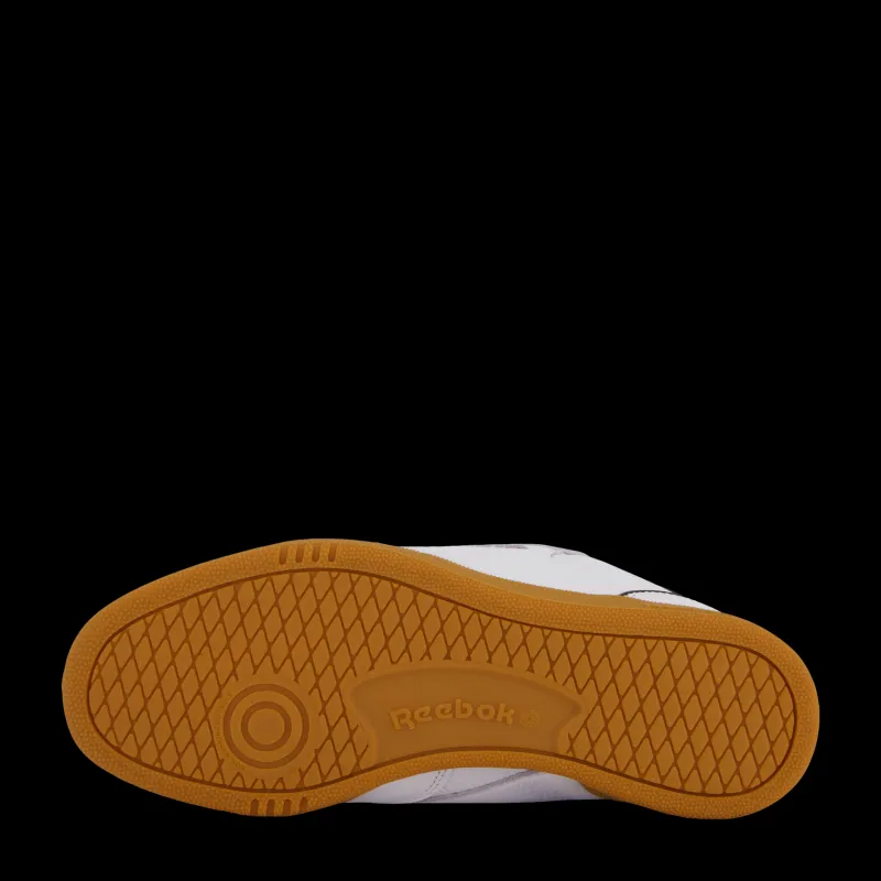 New Reebok Classic Club C Bulc Wht/blk/rbk Rub Gum3 Vit