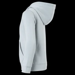 Clearance Nike Club Fleece Hoodie Junior Grey/Red Flerfärgad