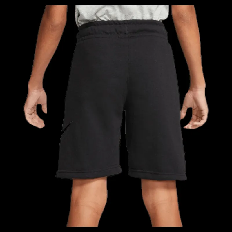 Nike Club Fleece Shorts Junior Black Svart Best