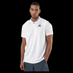 adidas Tennis Club Rib Polo White Vit Sale