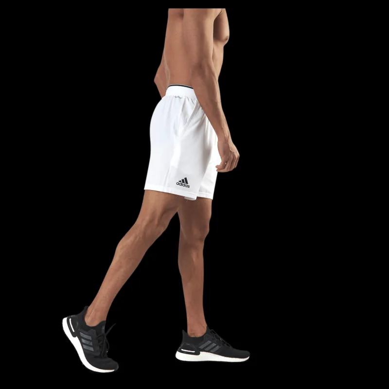 adidas Tennis Club Stretch Woven Shorts White Vit New