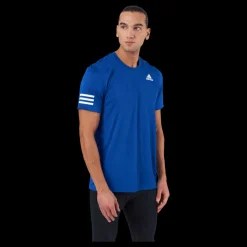 adidas Tennis Club 3-stripe Tee Blå Discount