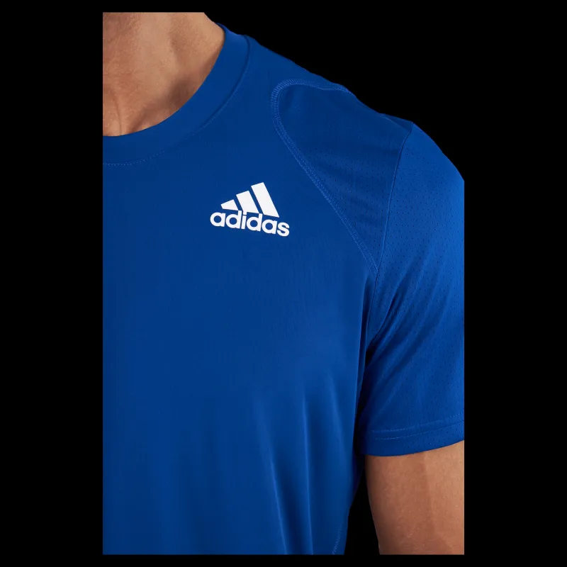 adidas Tennis Club 3-stripe Tee Blå Discount