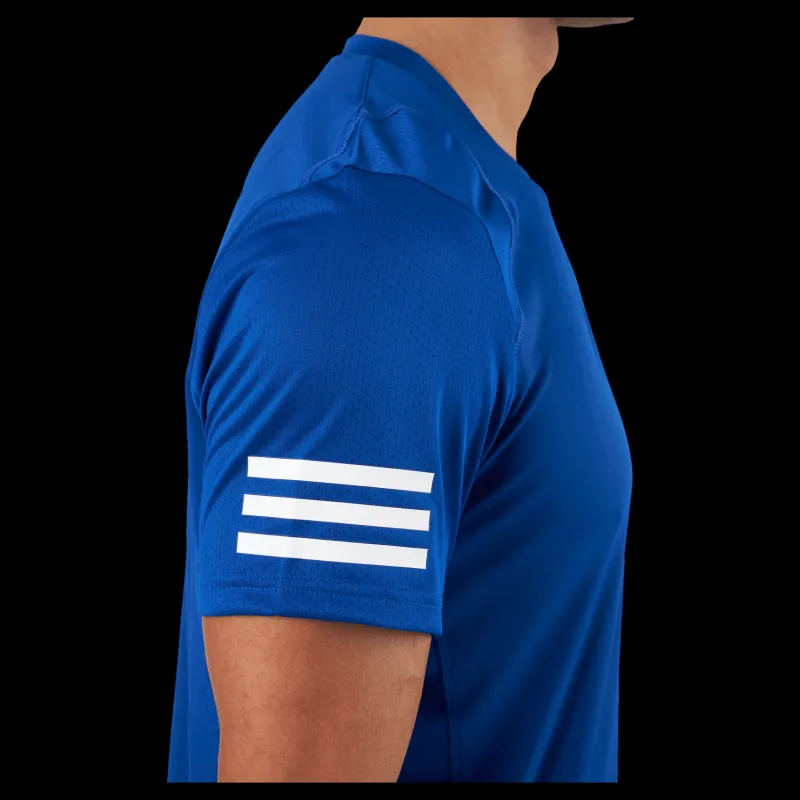adidas Tennis Club 3-stripe Tee Blå Discount