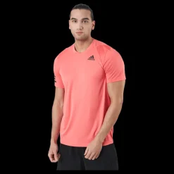 adidas Tennis Club 3-stripe Tee 000/red Rosa Online