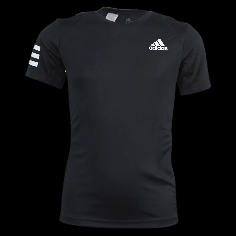 Hot adidas Tennis Club 3-Stripe White/Black Svart