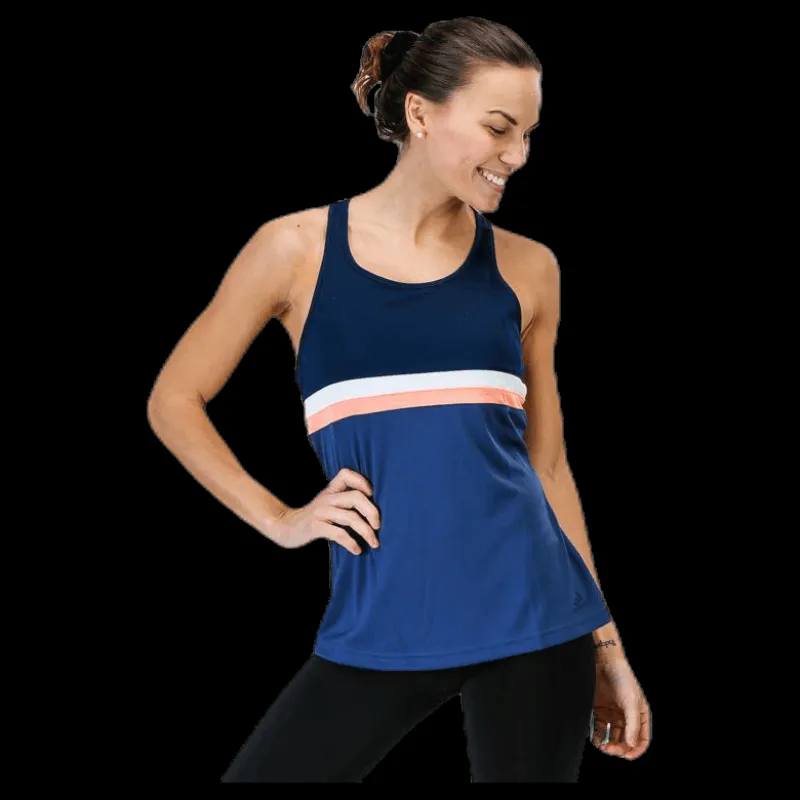 adidas Club Tank W Blue/Orange Blå Sale