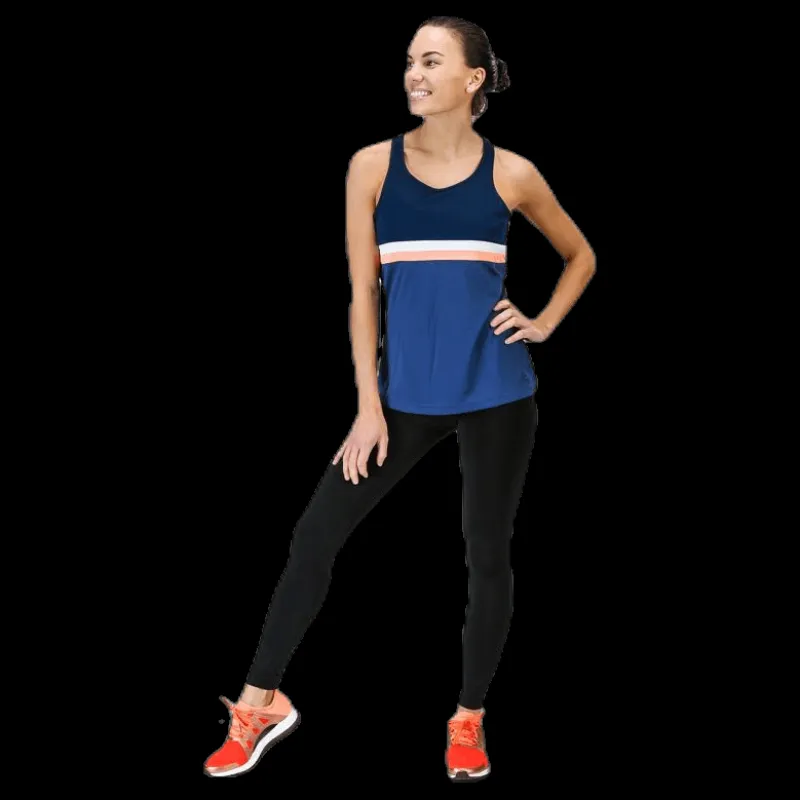 adidas Club Tank W Blue/Orange Blå Sale