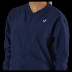 Outlet ASICS Club Woven Jacket Blue Blå