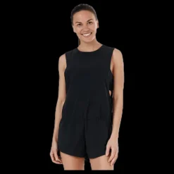 Discount Hurley Coastal Romper Black Svart