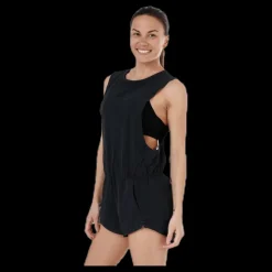 Discount Hurley Coastal Romper Black Svart