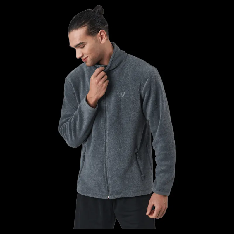 Sale Whistler Cocoon M Fleece Jacket Dark Grey Melange Grå