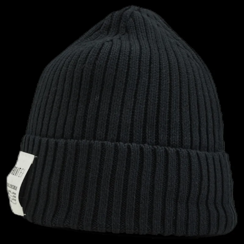 Sale FRONTIER Cod Beanie Black Svart