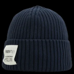 Outlet FRONTIER Cod Beanie Blue Blå