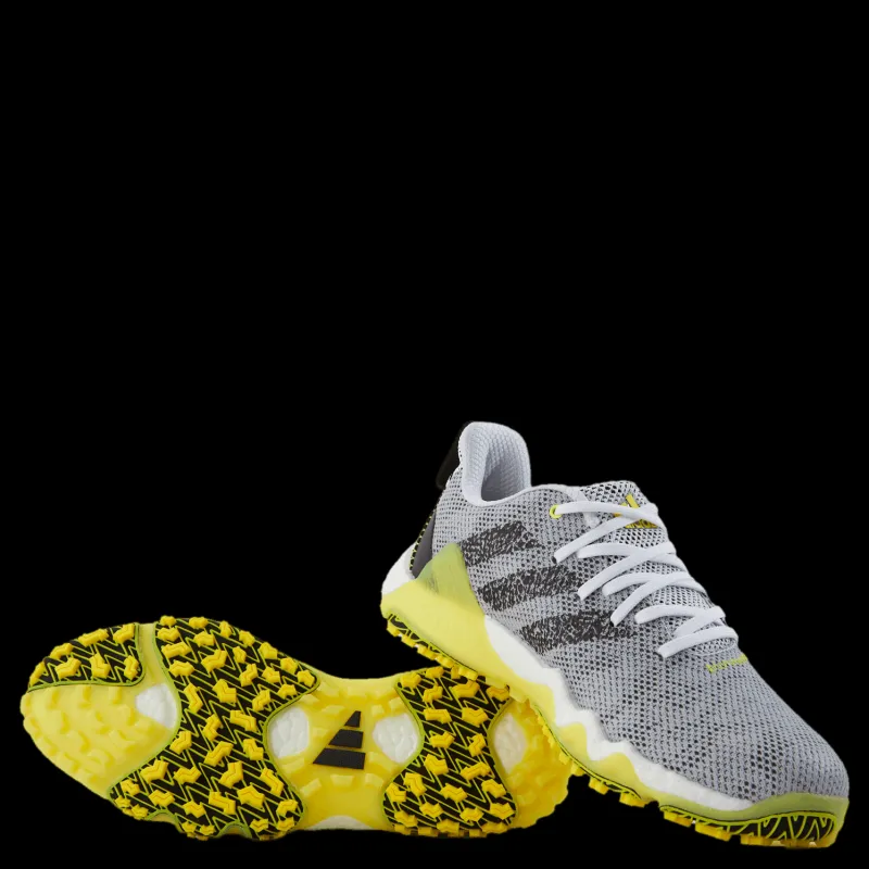 Sale adidas Codechaos 22 Spikeless Golf Shoes Cloud White / Core Black / Beam Yellow Svart och Vit